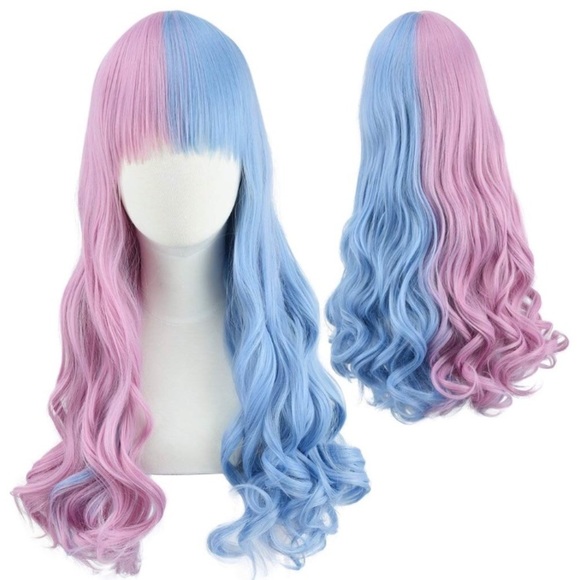 Sulika 24” 2 tone split  cutesy cosplay wig +NWT* main image 4